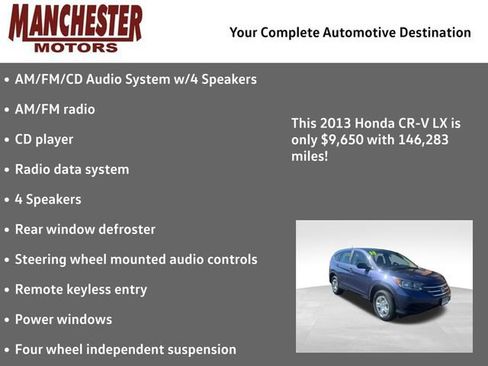 Used 2013 Honda CR-V LX image 2