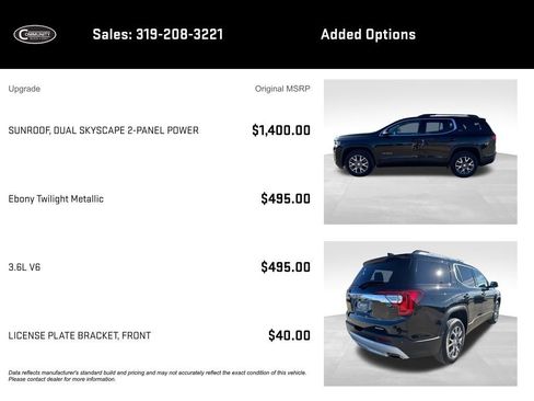 Certified 2023 GMC Acadia SLT image 2