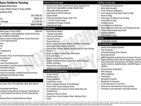 Certified 2023 Subaru Solterra AWD image 8