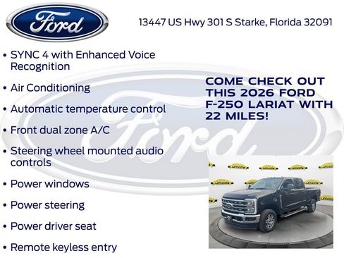 New 2026 Ford F250 Lariat AWD/4WD image 25