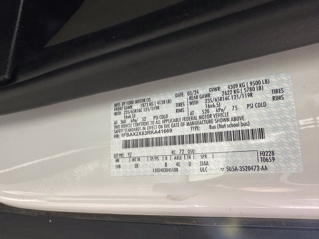 Used 2024 Ford Transit 350 XLT RWD image 32