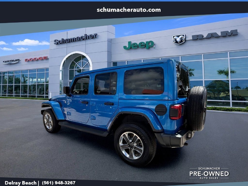 Used 2022 Jeep Wrangler Unlimited Sahara w/ LED Lighting Group AWD/4WD image 5