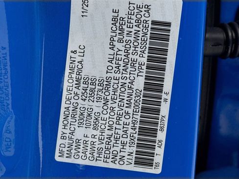 New 2026 Honda Civic Sport Touring image 41