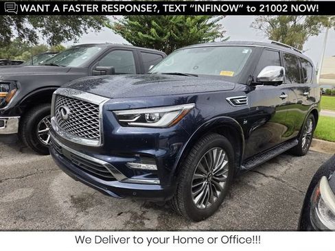 Used 2019 INFINITI QX80 Luxe w/ 22" Wheel Package AWD/4WD image 1