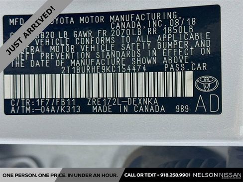 Used 2019 Toyota Corolla LE w/ Carpet Mat Package (TMS) FWD image 29