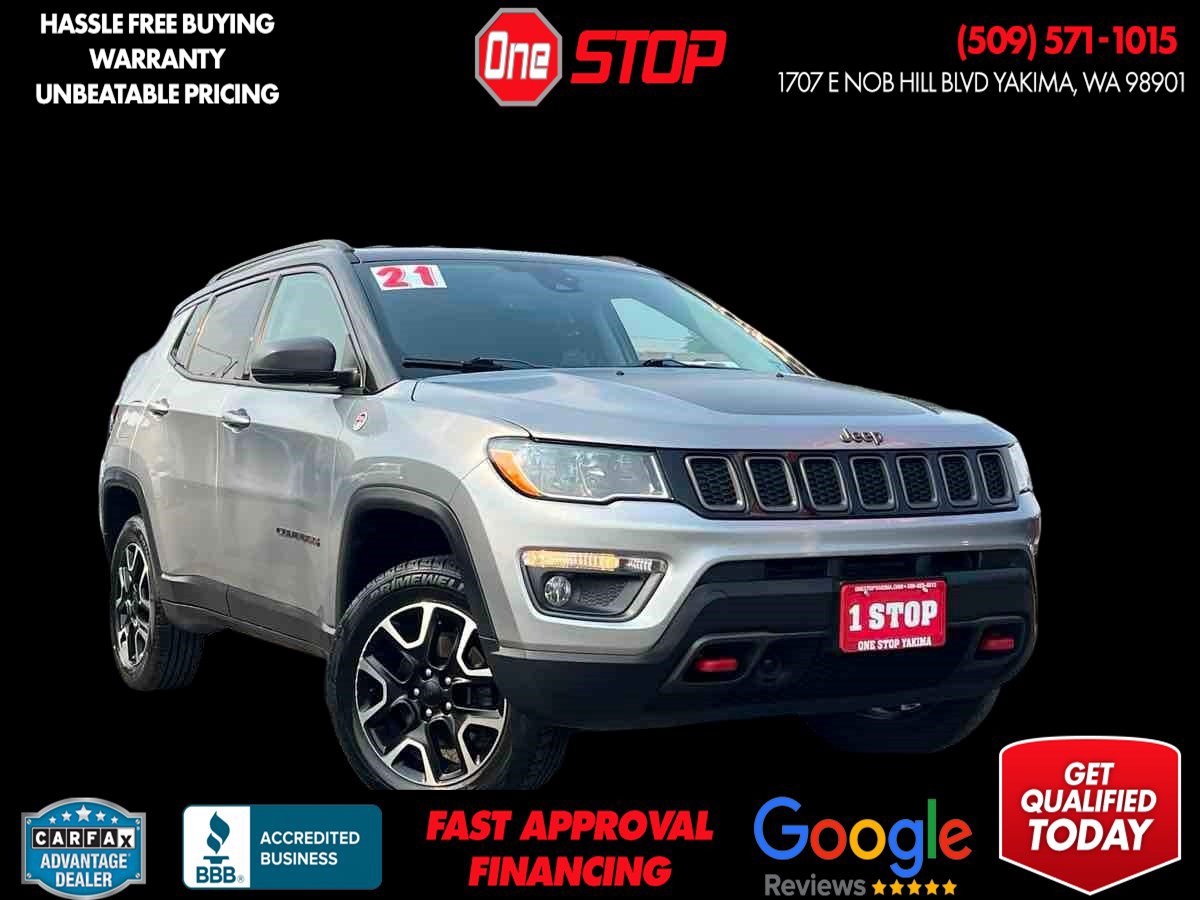 Used 2021 Jeep Compass Trailhawk AWD/4WD image 1