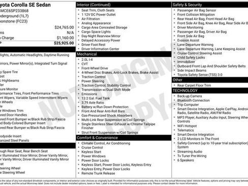Used 2025 Toyota Corolla SE FWD image 5