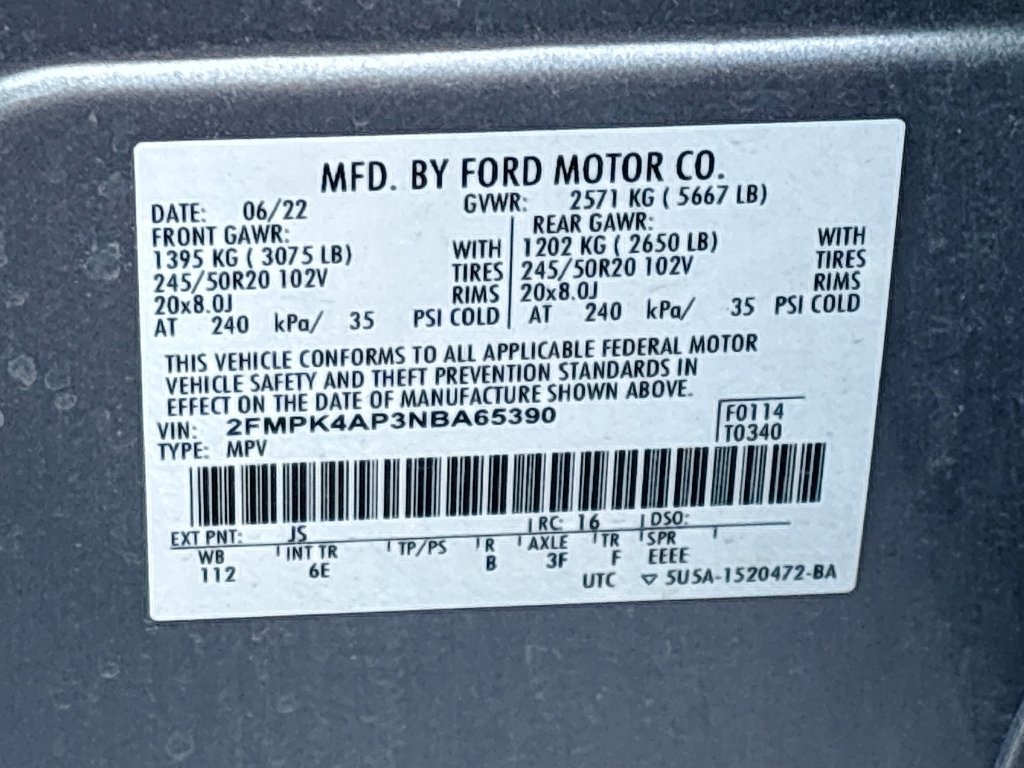 Used 2022 Ford Edge ST AWD/4WD image 31