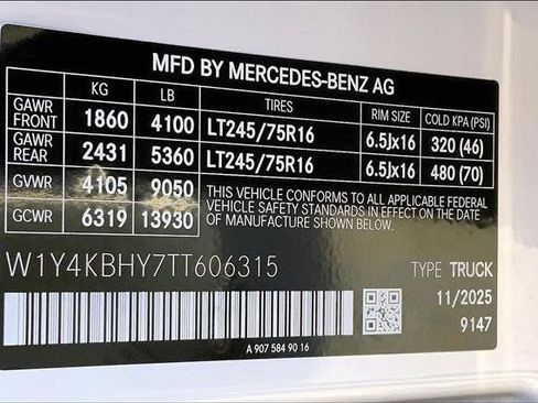 New 2026 Mercedes-Benz Sprinter 144 Cargo image 18