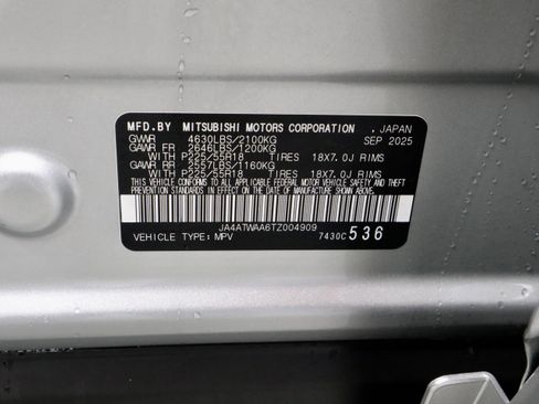 New 2026 Mitsubishi Eclipse Cross SEL image 31