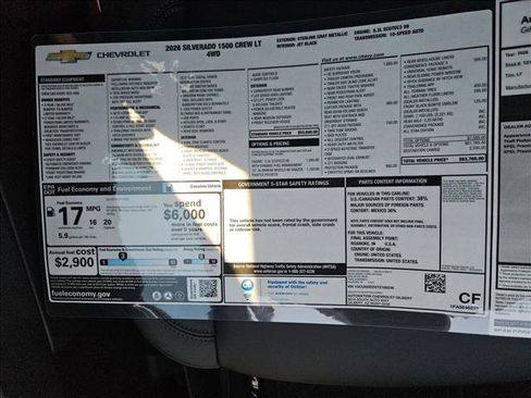 New 2026 Chevrolet Silverado 1500 LT w/ Z71 Off-Road Package image 18