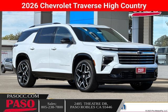 New 2026 Chevrolet Traverse High Country FWD 360° Tour