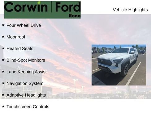 Used 2024 Toyota Tacoma TRD Off-Road w/ TRD Off Road Upgrade Package AWD/4WD image 8