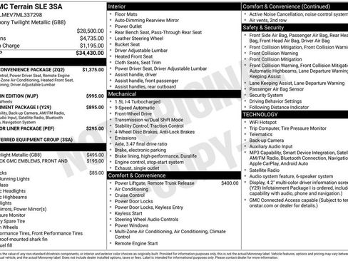 Used 2021 GMC Terrain SLE w/ Driver Convenience Package FWD image 32
