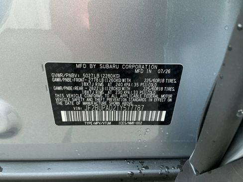 New 2026 Subaru Outback Premium AWD/4WD image 27