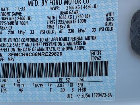 Used 2022 Ford Bronco Sport Outer Banks w/ Tech Package AWD/4WD image 26