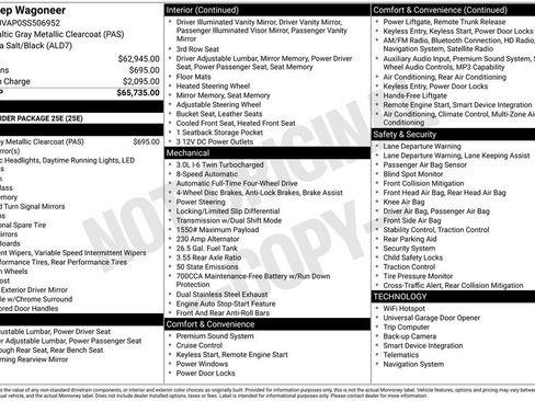 Used 2025 Jeep Wagoneer 4WD image 11