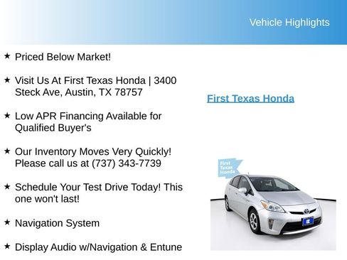 Used 2015 Toyota Prius Three FWD image 9