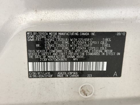 Used 2012 Toyota RAV4 Limited w/ Premium Plus Value Pkg image 12