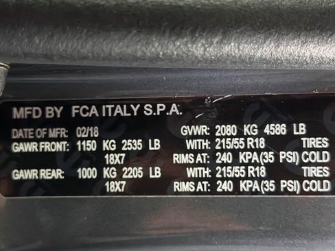 Used 2018 FIAT 500X Lounge w/ Lounge Premium Package (AWD) image 44