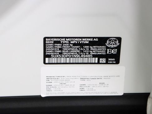 Used 2022 BMW X3 xDrive30i AWD/4WD image 33