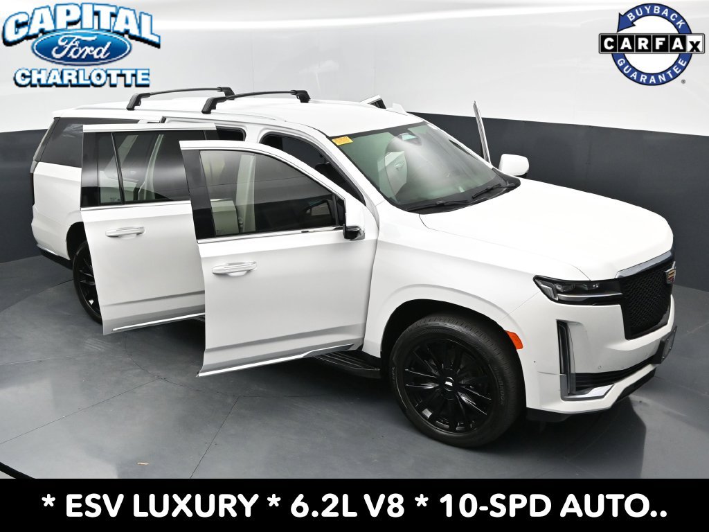 Used 2022 Cadillac Escalade ESV Luxury w/ LPO, Floor Liner Package AWD/4WD image 34