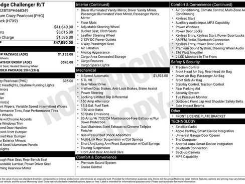 Used 2023 Dodge Challenger R/T w/ Blacktop Package RWD image 35