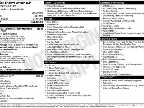 Used 2021 Buick Enclave Avenir image 7