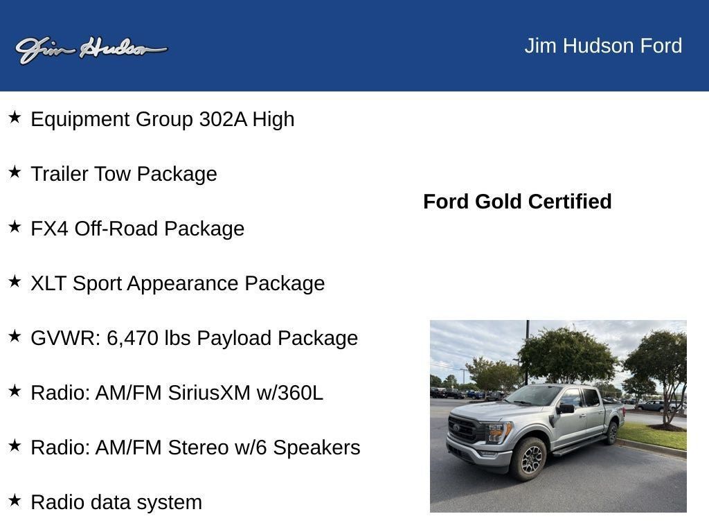 Used 2023 Ford F150 XLT w/ Equipment Group 302A High AWD/4WD image 12
