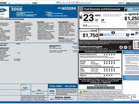 Used 2021 Ford Edge Titanium image 26
