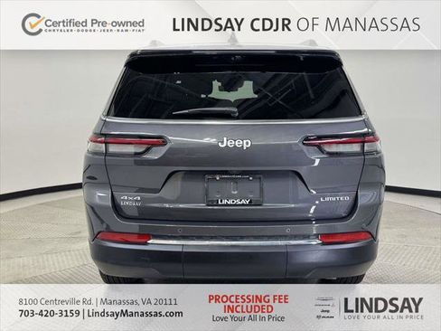 Certified 2025 Jeep Grand Cherokee L Limited w/ Luxury Tech Group II AWD/4WD image 8