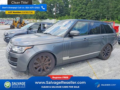 Used 2016 Land Rover Range Rover HSE AWD/4WD image 1