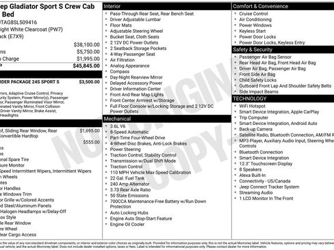 Used 2025 Jeep Gladiator Sport AWD/4WD image 4