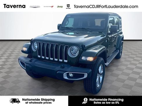 Used 2022 Jeep Wrangler Unlimited Sahara w/ Cold Weather Group AWD/4WD image 1