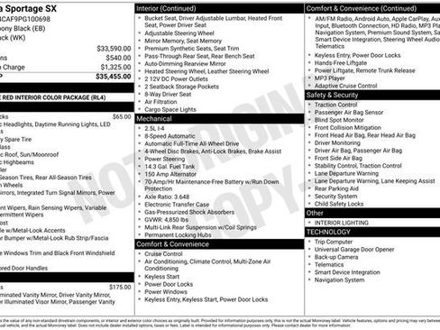 Used 2023 Kia Sportage SX image 9