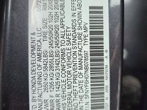 Used 2022 Honda Pilot Elite image 31