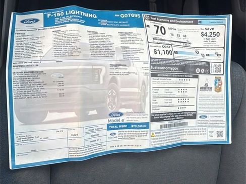Used 2024 Ford F150 Lightning Flash w/ Max Trailer Tow Package image 26