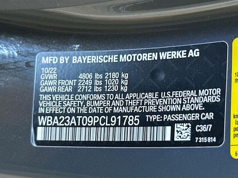 Certified 2023 BMW 430i Convertible w/ M Sport Package image 35