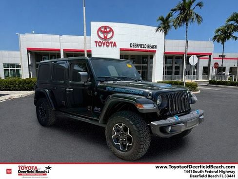 Used 2023 Jeep Wrangler Unlimited Rubicon 4xe w/ Steel Bumper Group AWD/4WD image 1