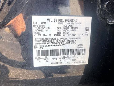 Certified 2023 Ford Explorer Limited AWD/4WD image 27