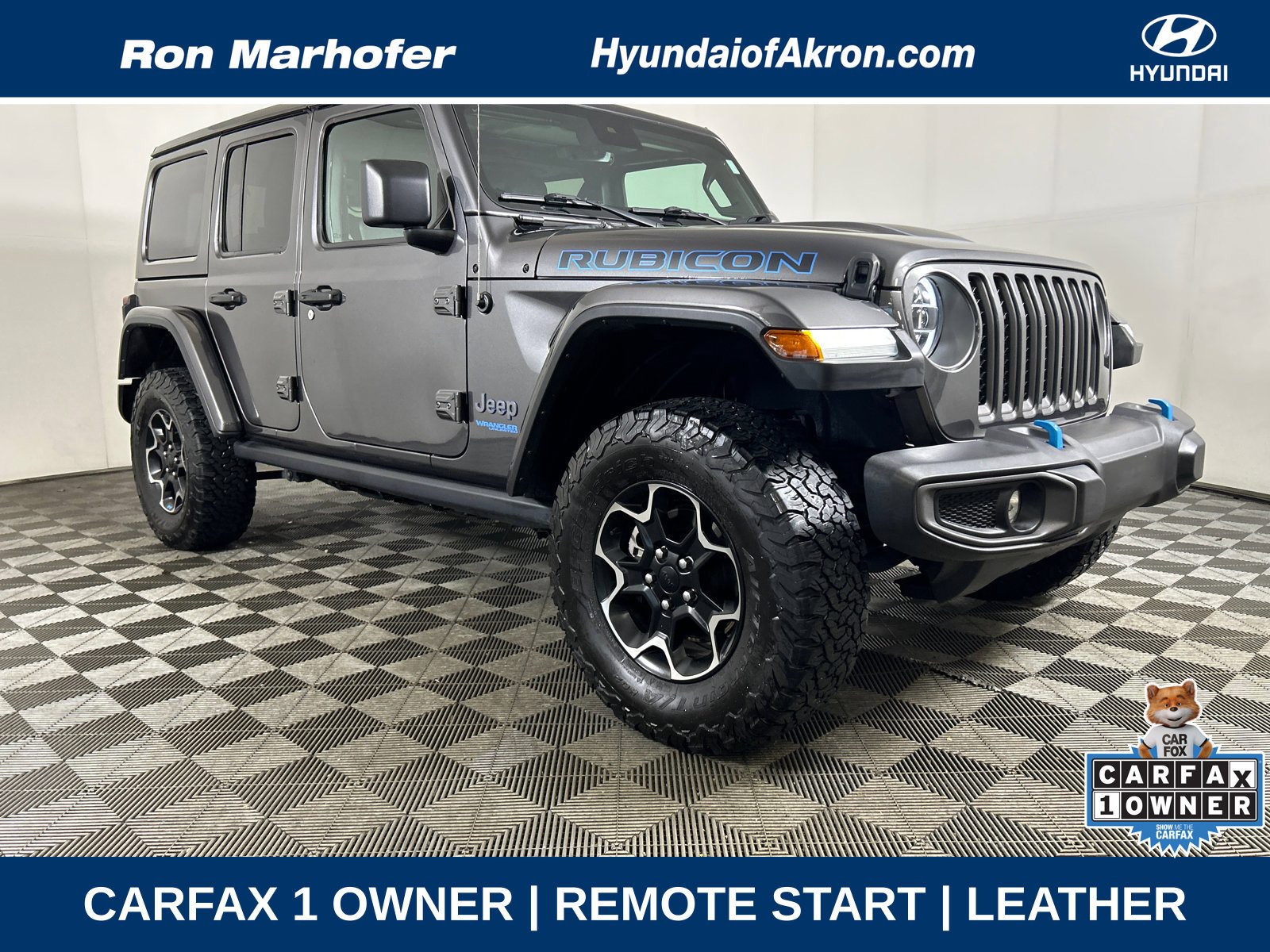Used 2022 Jeep Wrangler Unlimited Rubicon 4xe w/ Cold Weather Group AWD/4WD 360° Tour