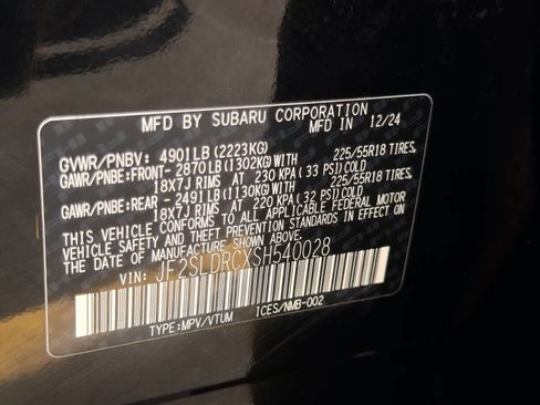 Certified 2025 Subaru Forester Limited AWD/4WD image 38