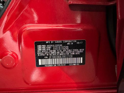 Used 2018 Subaru WRX w/ Popular Package #3 image 19