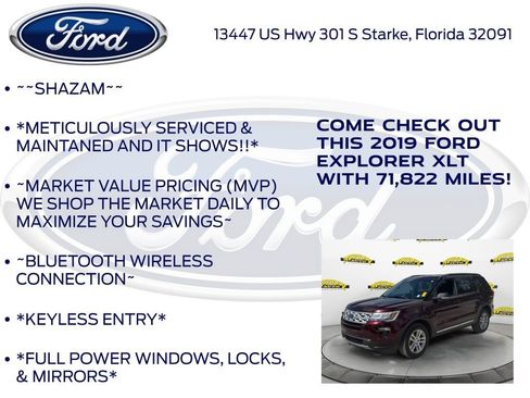 Used 2019 Ford Explorer XLT w/ Equipment Group 202A image 6