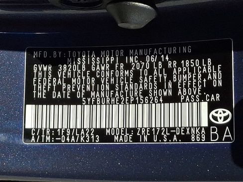 Used 2014 Toyota Corolla LE Premium w/ Driver Convenience Package FWD image 29