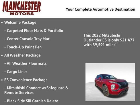 Used 2022 Mitsubishi Outlander ES image 2