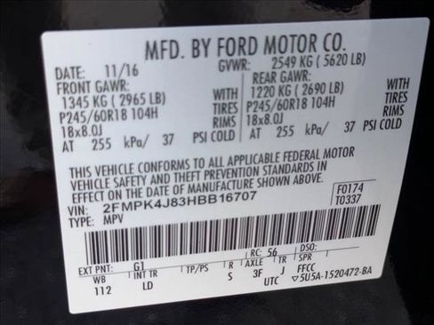 Used 2017 Ford Edge SEL w/ Equipment Group 201A AWD/4WD image 23