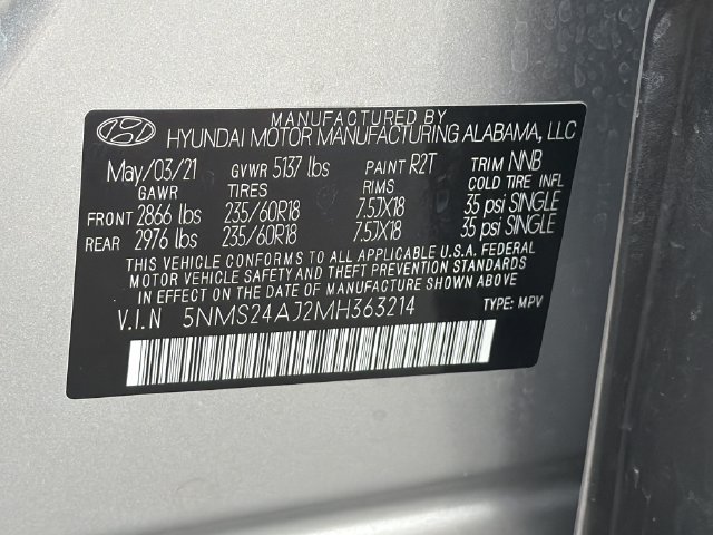 Used 2021 Hyundai Santa Fe SEL FWD image 34
