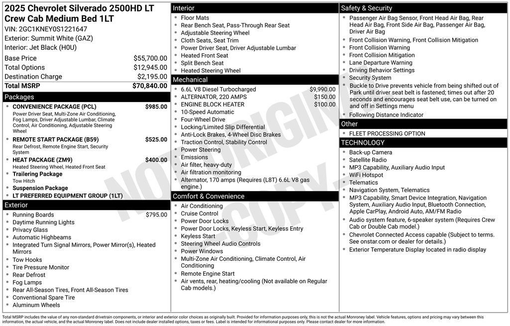 Used 2025 Chevrolet Silverado 2500 LT w/ Convenience Package AWD/4WD image 40