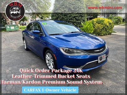 Used 2017 Chrysler 200 Limited Platinum